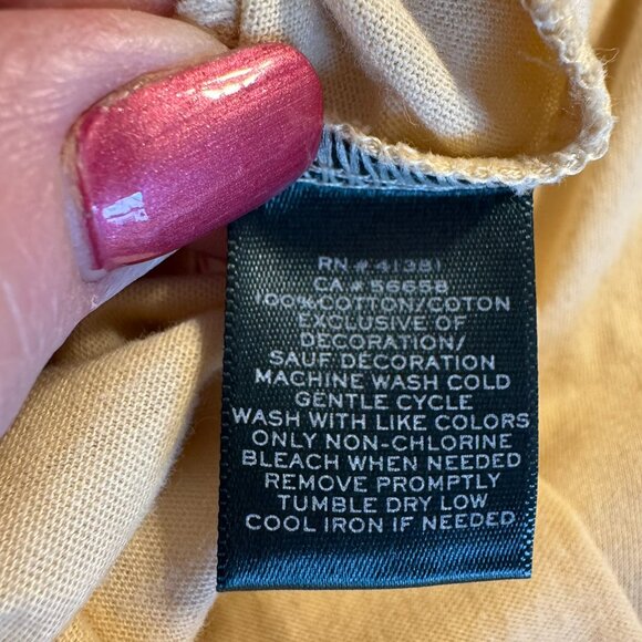 ❤️NWT PERFECT for SUMMER  NEUTRAL TAN TOP LACE DETAIL  1X PLUS      #V - Picture 5 of 7